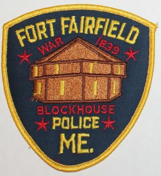 Fort Fairfield Police Maine Me Pd Patch