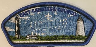 Csp From East Carolina Council.  Special Recog.  Patch For Program Kick Off.  Blue