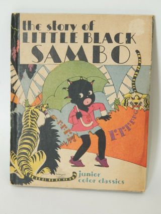 Story Of Little Black Sambo Mcloughlin Bros 1931 Hildegard Lupprian Illustrator