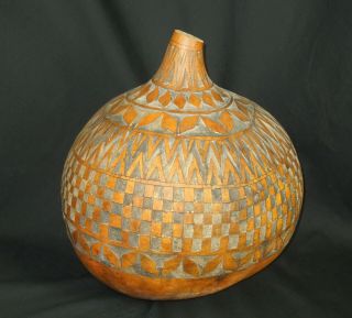 Large Vintage African Kenya Hand Carved Gourd – Bamboula Ltd
