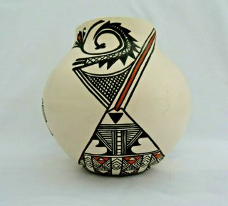 Signed Native American Pueblo Pottery Bowl Vase