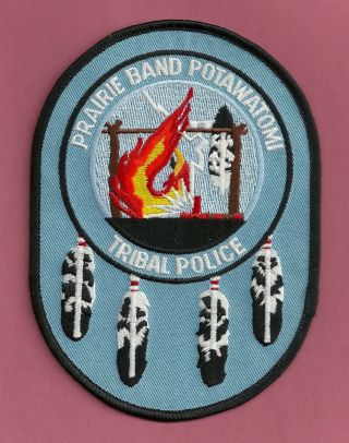Prairie Band Potawatomi Kansas Tribal Police Shoulder Patch