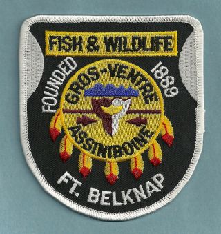 Fort Belknap Montana Tribal Fish & Wildlife Enforcement Shoulder Patch