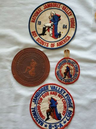 BSA national jamboree patches 1957 and 1964 3
