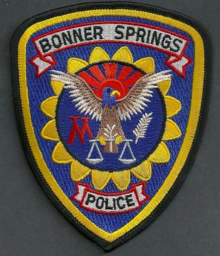 Bonner Springs Kansas Police Shoulder Patch
