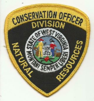West Virginia Wv Police Natural Resources Wildlife Fish Game Conservation Patch