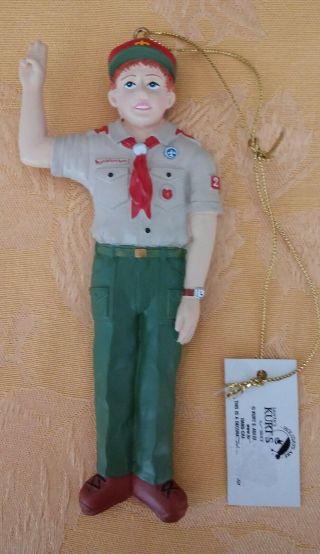 Kurt Adler Boy Scout Christmas Ornament Nwt