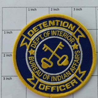 Detention Officer - Department Of The Interior / Bureau Of Indian Affairs Patch