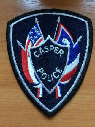Patch Police Casper Wyoming State