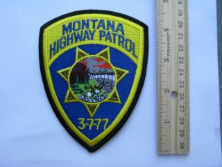 Montana Highway Patrol Police Shoulder Patch Mt
