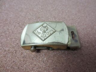 Vintage Retro Cub Scout Scouts Bsa Belt Buckle Solid Brass Made In Usa (pg1781)