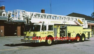 Fire Apparatus Slide,  Tower 1,  Stratford / Ct,  1987 Pierce