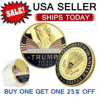 Donald Trump 2020 Keep America Great Commemorative Challenge Eagle Coin Us Store