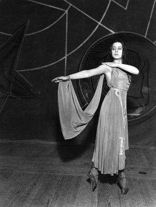 Old Large Photo Famous Russian Ballet Dancer Ballerina Tamara Toumanova 1930s 4