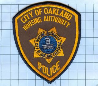 Police Patch - California - City Of Oakland Housing Authority