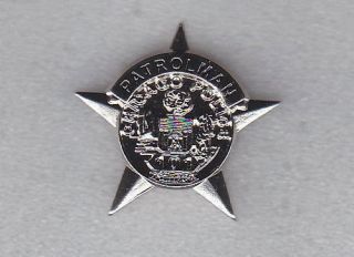 Chicago Police Officer Badge Lapel Pin,  Chicago Police,  Biker Pins,  Police