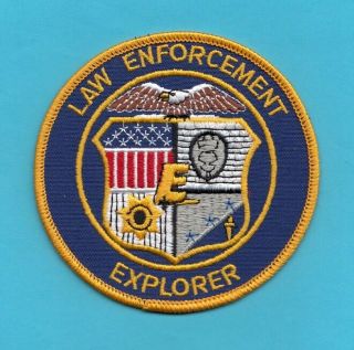 B29 Leep Police Patch Law Enforcement Explorer Sheriff Atf Dea Ice