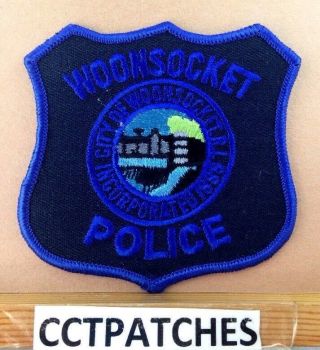 Woonsocket,  Rhode Island Police Shoulder Patch Ri