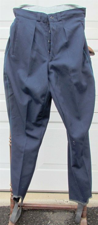 Russian 1950s Air Force Officer Uniform Pants Breeches Vintage Soviet