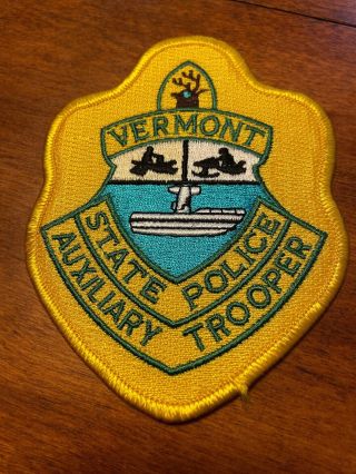 Vermont State Police Auxiliary Trooper Patch