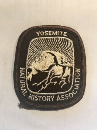 Yosemite Park California Patch Vintage Natural History Association,  Nos Brown