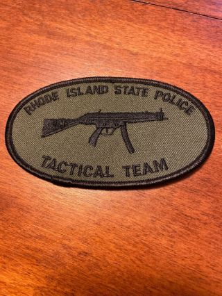 Rhode Island State Police Tactical Team Patch