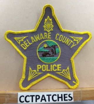 Delaware County,  Indiana Police Shoulder Patch In