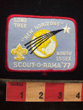 Vtg Scout - O - Rama 1977 Long Tree North Essex Horizons Boy Scout Patch 78v7