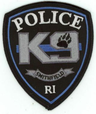 Smithfield Police Rhode Island Ri K - 9 Colorful Patch Sheriff