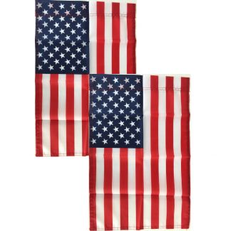 12x18 American Garden Flag 2 Pack Usa United States Of America Us Flag