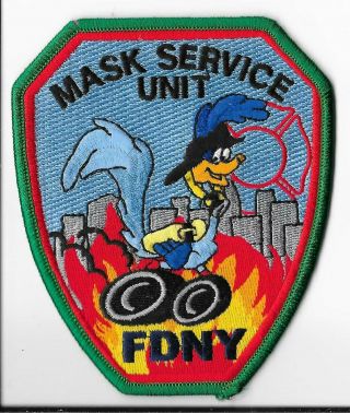York City Fire Department (fdny) Mask Service Unit Patch