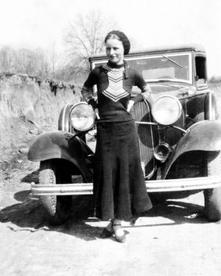 1933 Bank Robber Bonnie Parker Glossy 8x10 Photo Criminal Clyde Print Poster