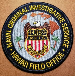 Ncis Hawaii Field Office Federal Police Patch