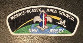Boy Scout Patch - Morris - Sussex Area Council Jersey - 1989