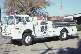 Jackson Tn 1976 Ford C Pirsch Pumper - Fire Apparatus Slide