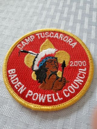 Baden - Powell Council Camp Tuscarora 2000 Patch.