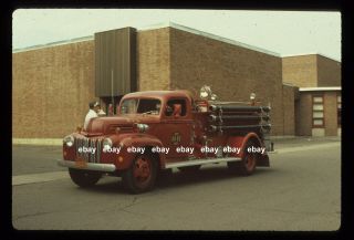 Newfield Ny 1944 Ford Pumper Fire Apparatus Slide