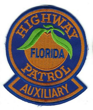 State Of Fl Florida Highway Patrol Auxiliary Patch -