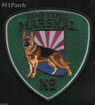 Camp Verde,  Az - Camp Verde Marshal K - 9 Canine Law Enforcement Police Patch