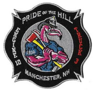 Manchester,  Nh Engine 10 Truck 3 Pride Of The Hill Fire Patch