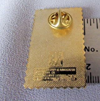 USPS CALIFORNIA 1769 - 1969.  GOLD HUE CLEAR COATED STAMP COLLECTIBLE LAPEL PIN 3
