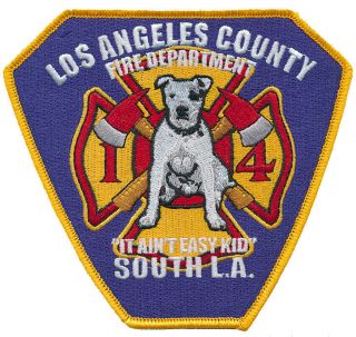 La County Station 14 " South L.  A.  " Fire Patch