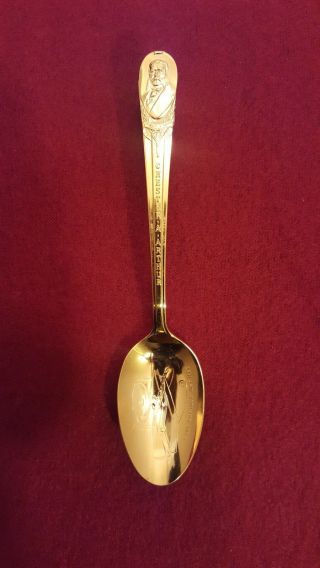 Presidential Collectible Spoon Chester A.  Arthur Silver Plated Wm Rogers Mfg Co.