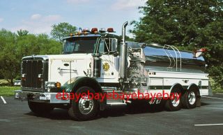 Fire Apparatus Slide,  Tanker 1,  Frederick / Md,  1995 Peterbilt / 4 - Guys