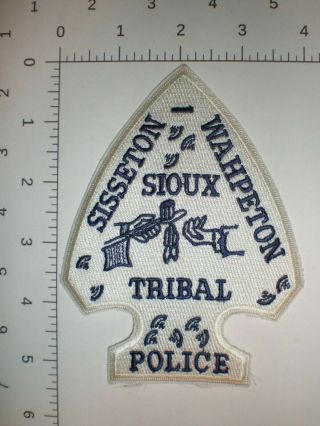 Sd South Dakota Sisseton Wahpeton Sioux Indian Tribe Native Tribal Police Patch