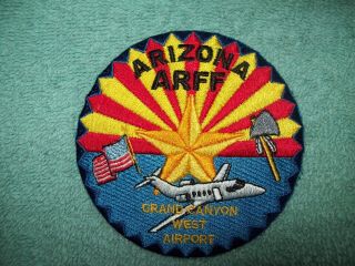 Arizona Fire Department Patch - Grand Canyon West Airport - Arizona Arff