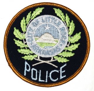 Little Rock Arkansas Ar Sheriff Police Patch Beehive Star Wreath 3.  5”