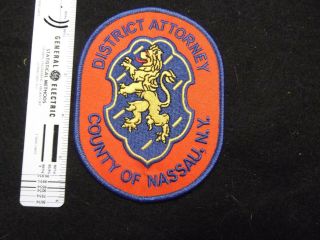 York Nassau County Long Island District Attorney Peace Officer Patch Htf