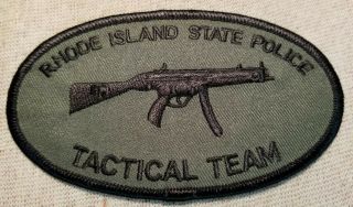 Ri Rhode Island State Police Tactical Team Patch