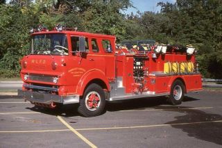 Manhasset - Lakeville Ny E25 1965 Gmc Young Pumper - Fire Apparatus Slide
